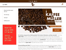 Tablet Screenshot of kaffeemueller.de